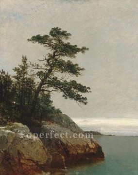 オールド・パイン・ダリエン・コネチカット・ルミニズムの海景 ジョン・フレデリック・ケンセット Oil Paintings
